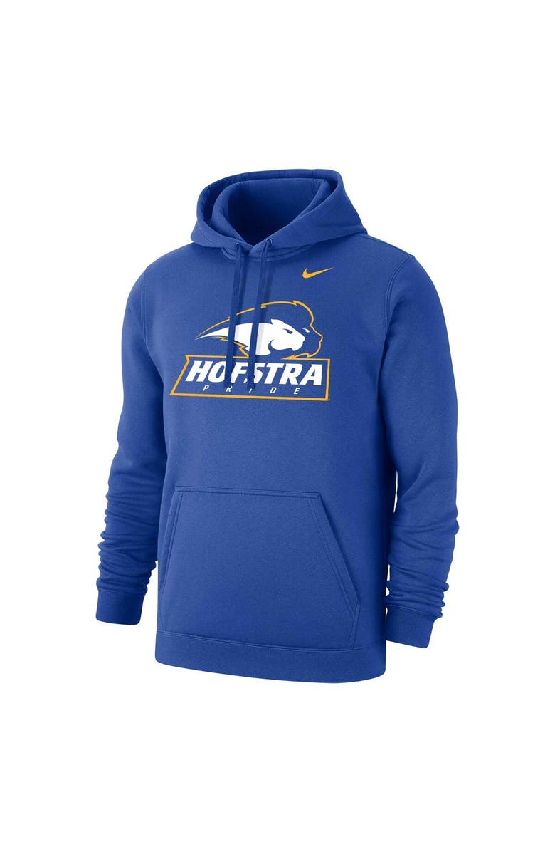 Nike Men's Nike Blue Hofstra University Pride Club Fleece Pullover Hoodie, Alternate, color, 