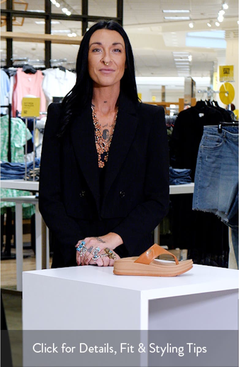 Aura Serenity Platform Flip Flop, sales video thumbnail