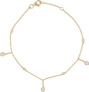 Bony Levy Monaco 18K Yellow Gold Diamond Station & Charm Bracelet