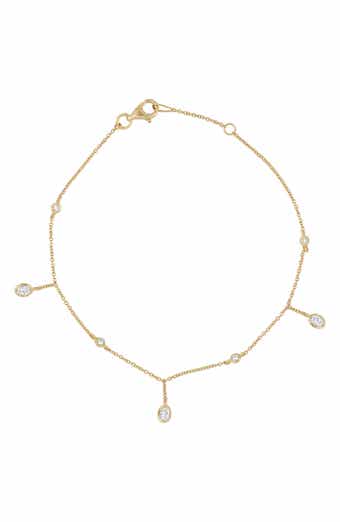 Bony Levy Monaco 18K Yellow Gold Diamond Station & Charm Bracelet