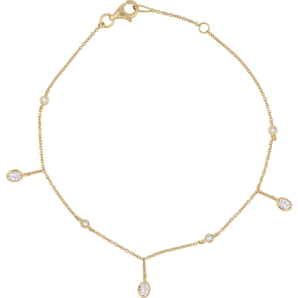 Bony Levy Monaco 18k Yellow Gold Diamond Station & Charm Bracelet In Gold