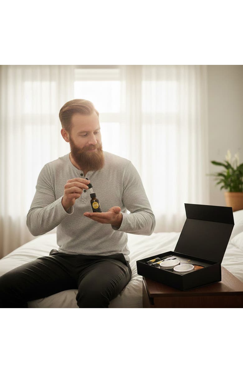 PURSONIC Beard Care Grooming Kit, Alternate, color, Black