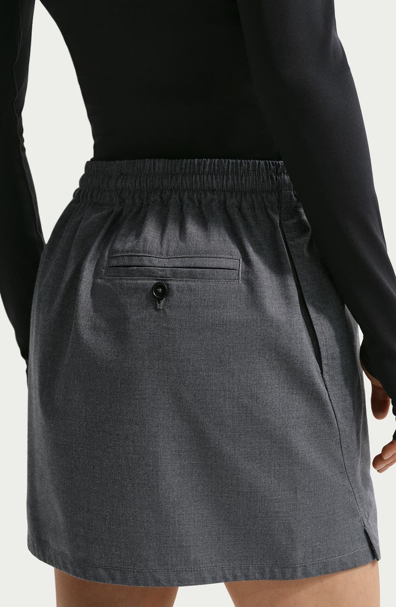 Nike Sportswear Pregame Woven Skirt, Alternate, color, Black/ Heather/ Black