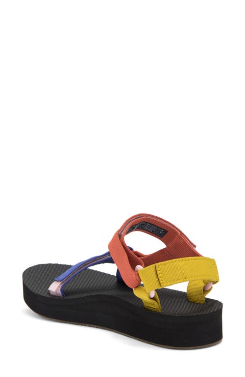 Shop Teva Midform Universal Sandal In Deep Ultramarine Multi