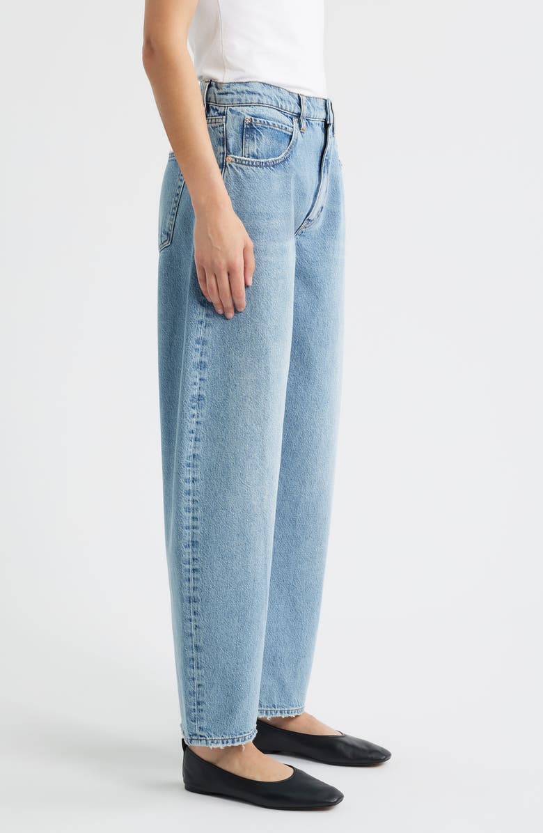 FRAME Low Slung Barrel Leg Jeans, Alternate, color,
