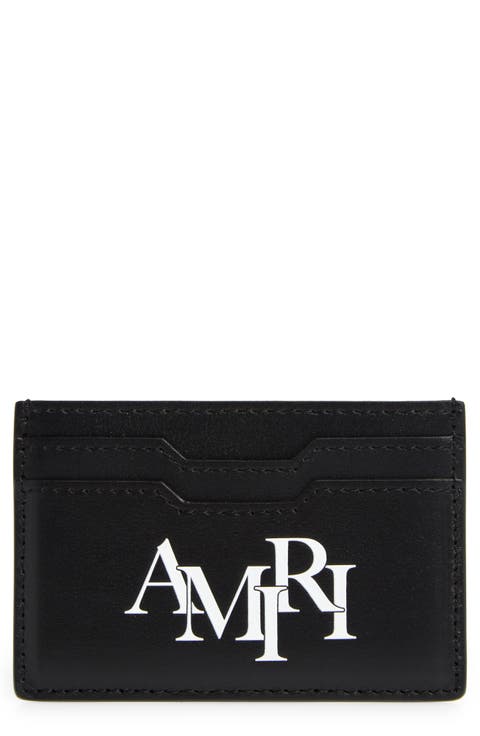 AMIRI(アミリ) FULL CANVAS MA HATロゴ刺繍キャップ ブラック