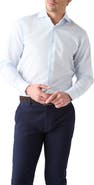 Robert Talbott Kingsley Medium Twill Stripe Shirt in Contemporary fit