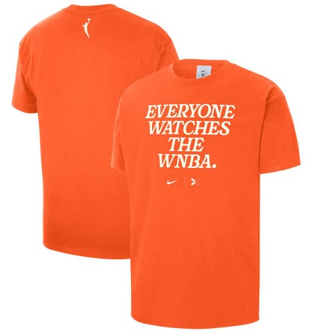 Unisex Nike x TOGETHXR Everyone Watches The WNBA Orange T-Shirt