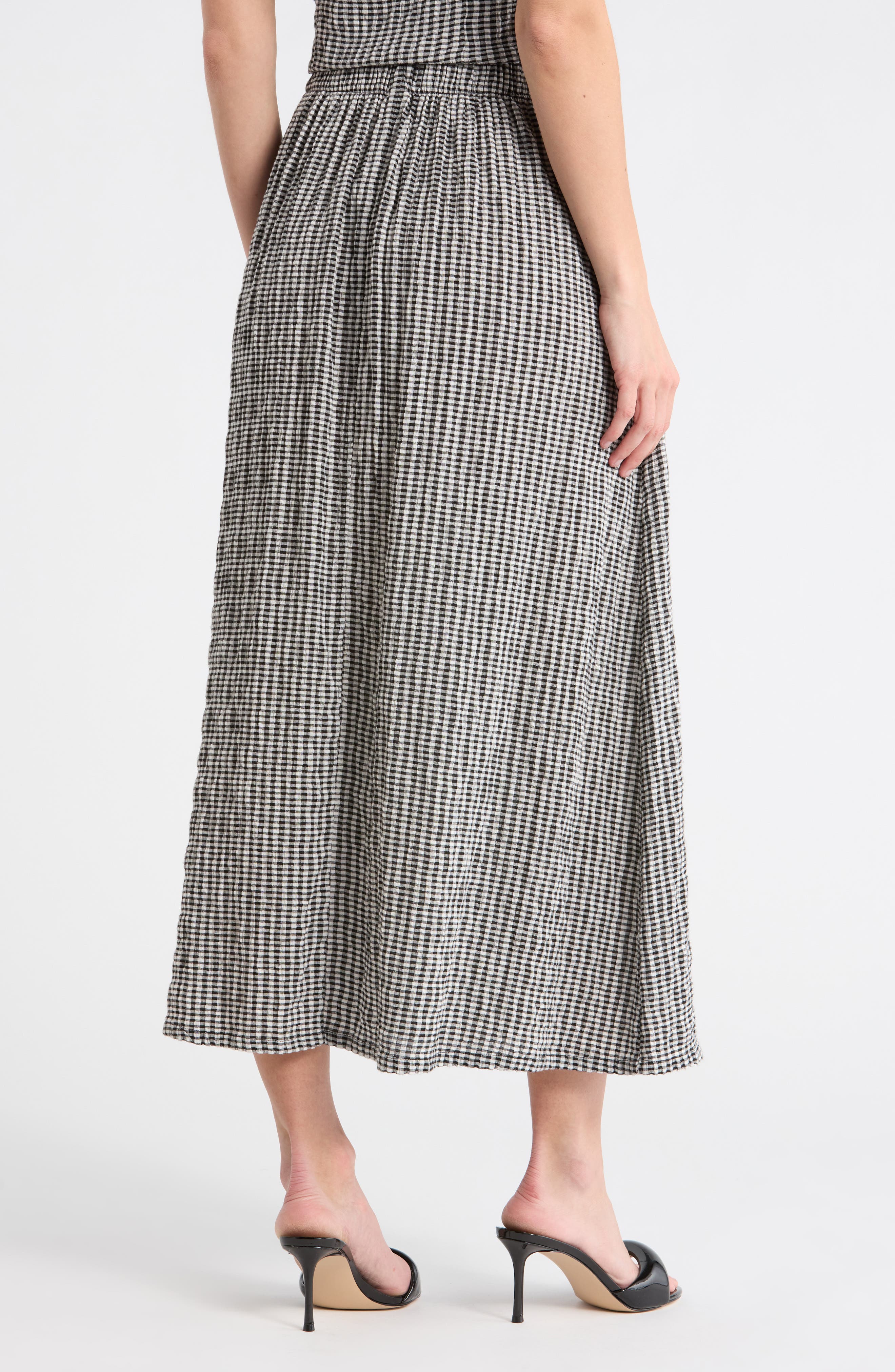 Gingham Maxi Skirt - image 2