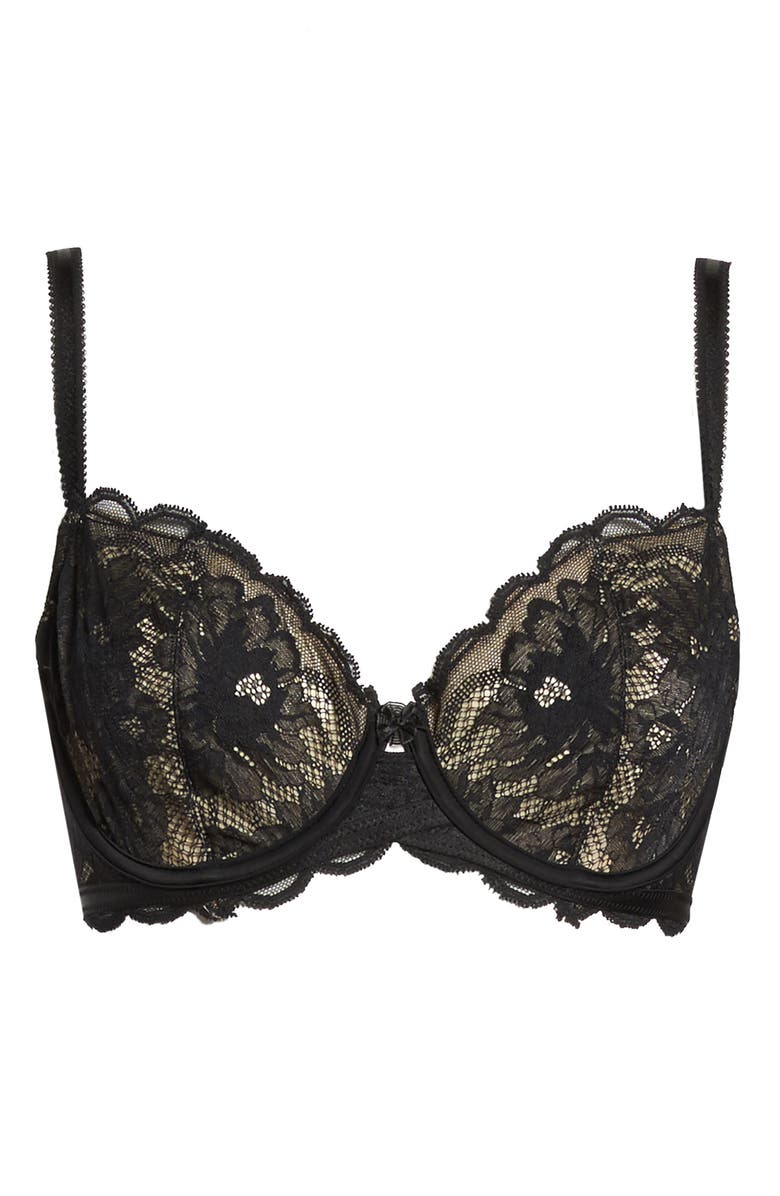 Wacoal Fire & Lace Underwire Bra, Alternate, color,