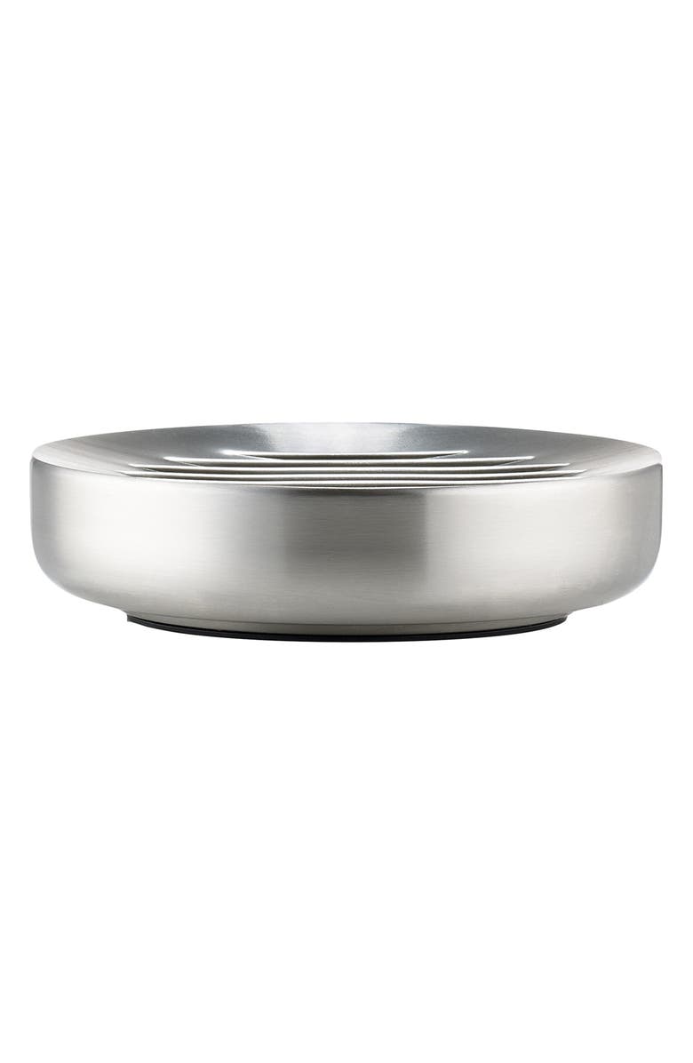 Zone Denmark Ume Soap Dish, Main, color, Stainless Steel