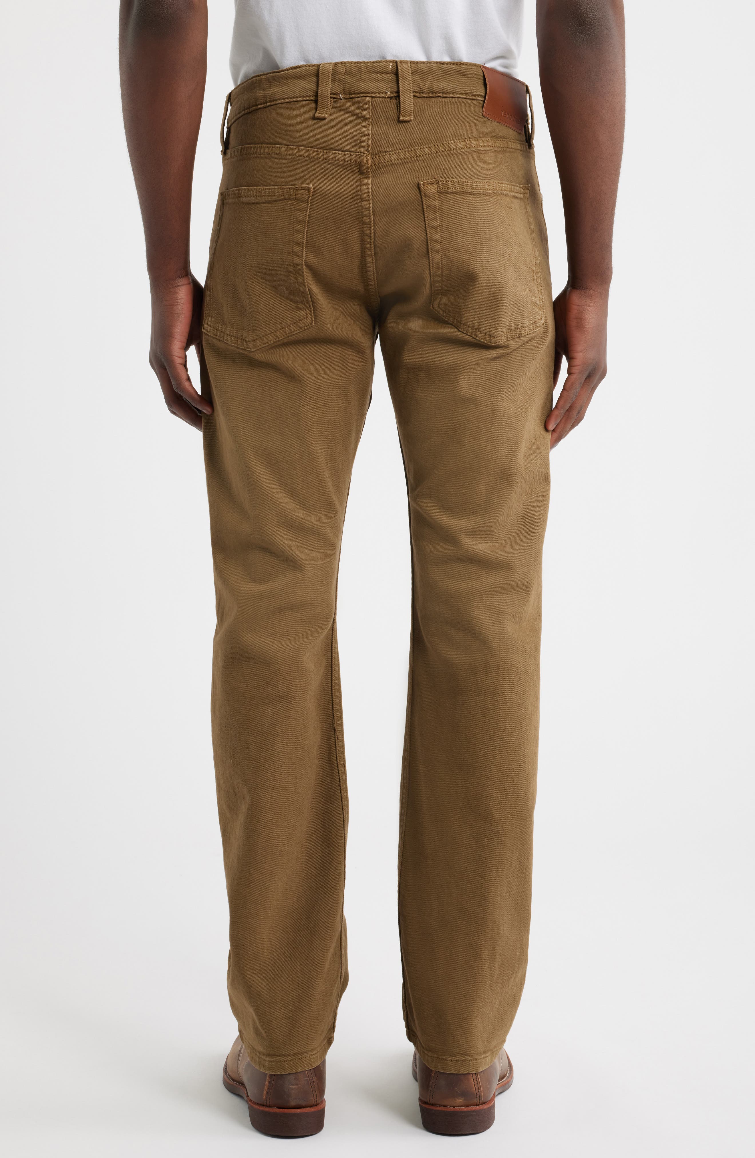 Slim Straight Stretch Twill 5-Pocket Pants - image 2