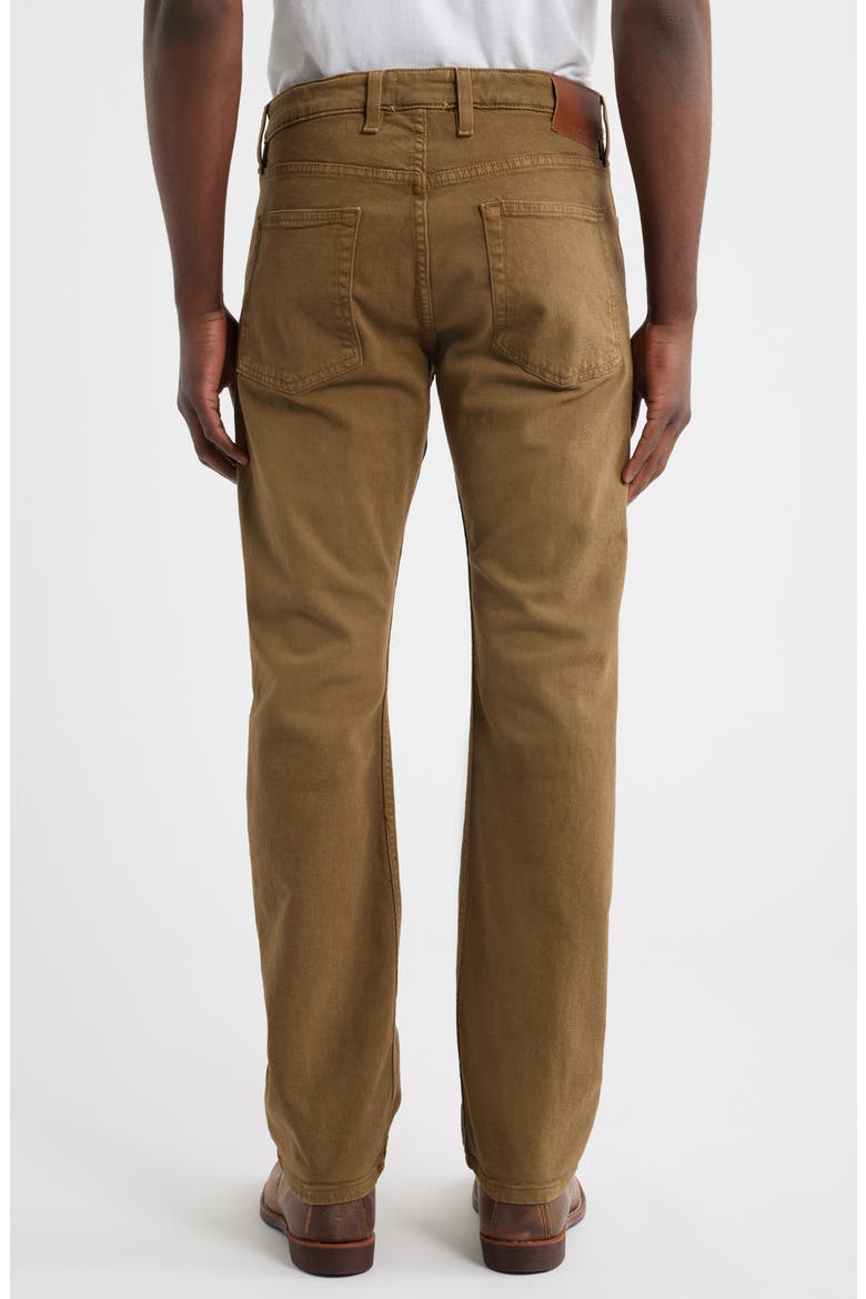 Slim Straight Stretch Twill 5-Pocket Pants, Alternate, color, OLIVE