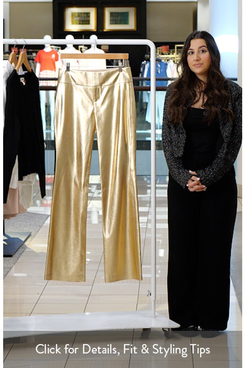 Metallic Faux Leather Pants video