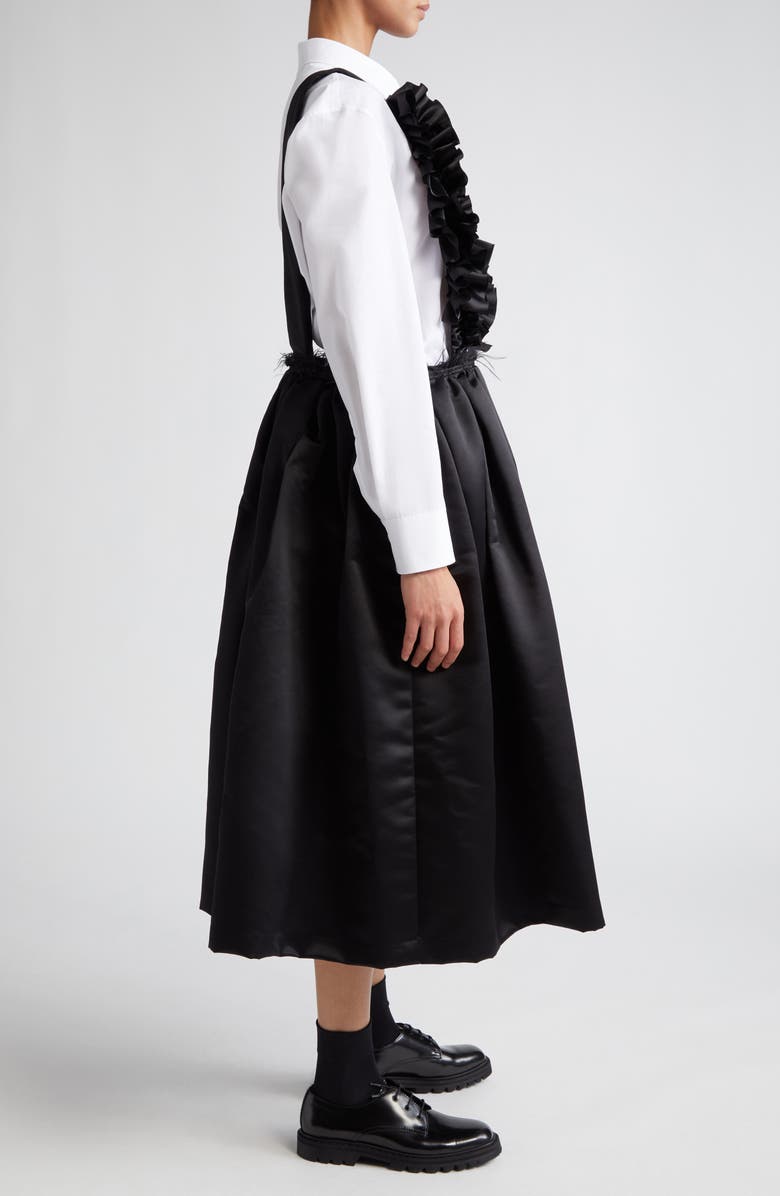 Comme des Garçons Comme des Garçons Harness Strap Satin Dress, Alternate, color,