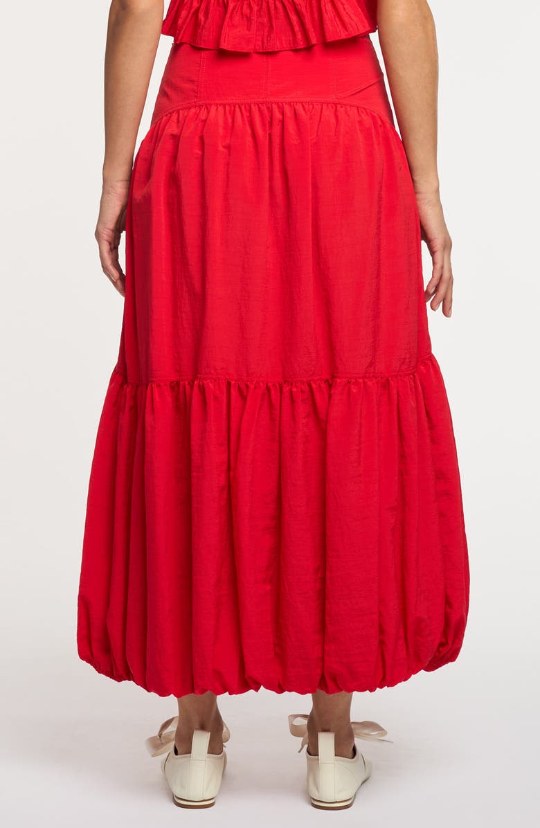 Cinq à Sept Blythe Tiered Maxi Skirt, Alternate, color, Goji Berry