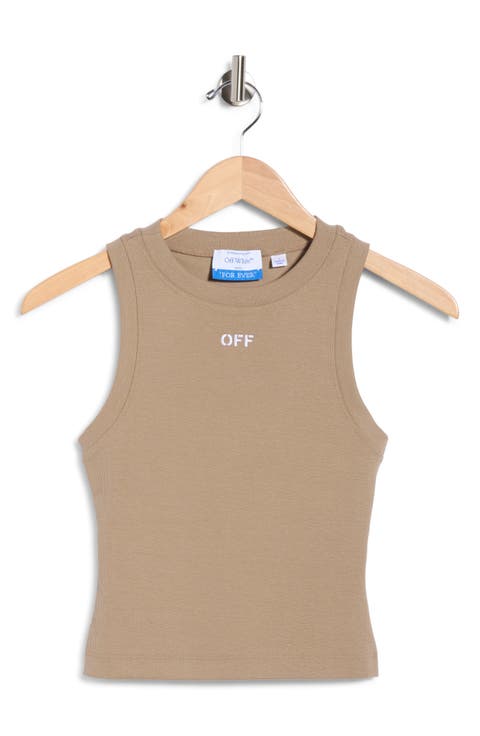 Row Cotton Blend Ribbed Tank