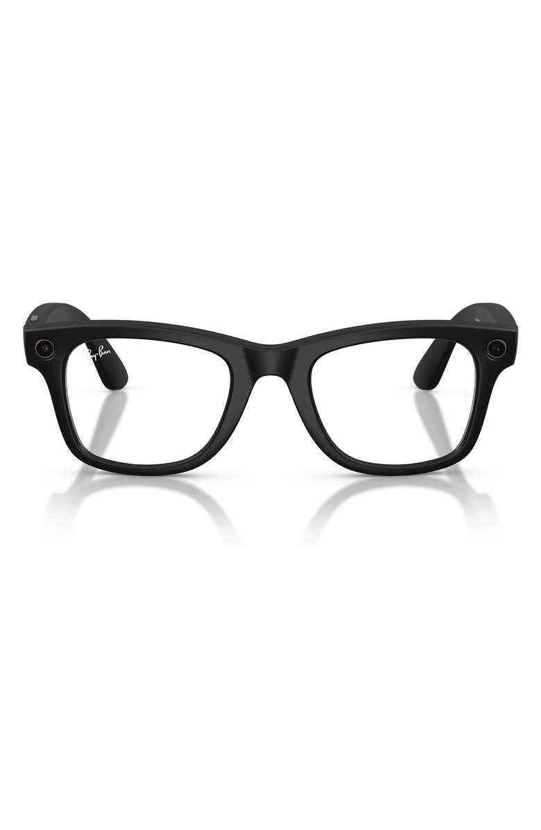 Ray-Ban Meta Wayfarer Gen 2 50mm Square AI Sunglasses, Main, color, Matte Black / Transitions Grey