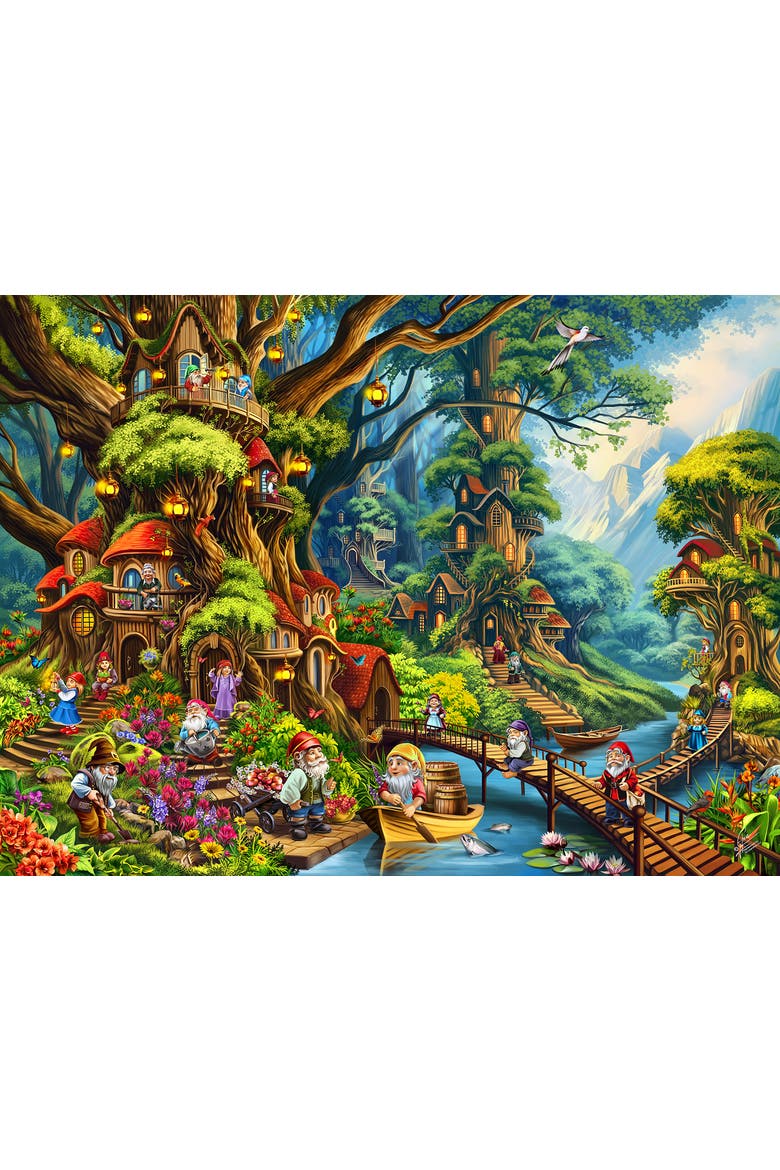 Gnome Village 1000 piece Jigsaw Puzzle for Adults, Alternate, color, Multicolor