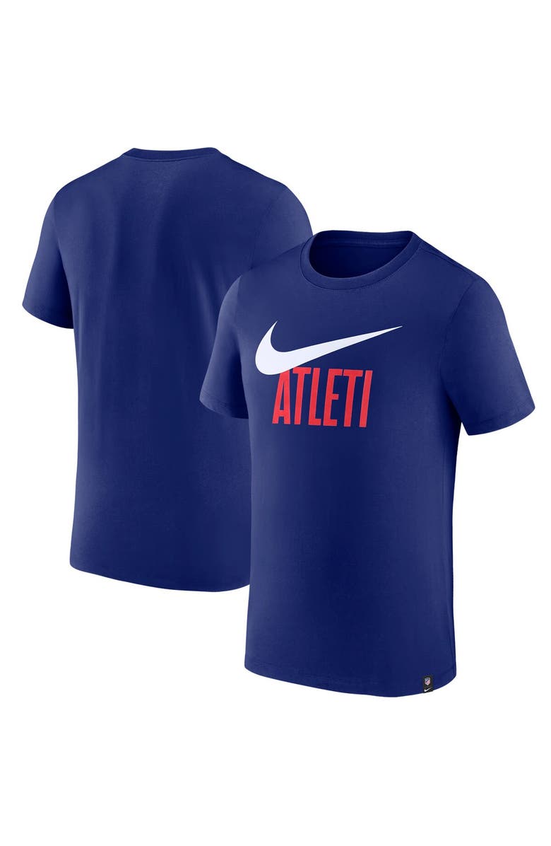 Nike Men's Nike Navy Atletico de Madrid Swoosh T-Shirt, Main, color, 