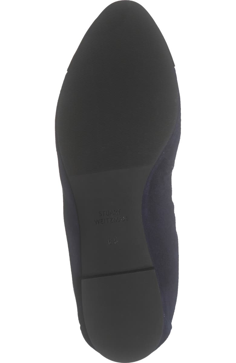 Stuart Weitzman Gabby Ballet Flat, Alternate, color, Nice Blue/ Black