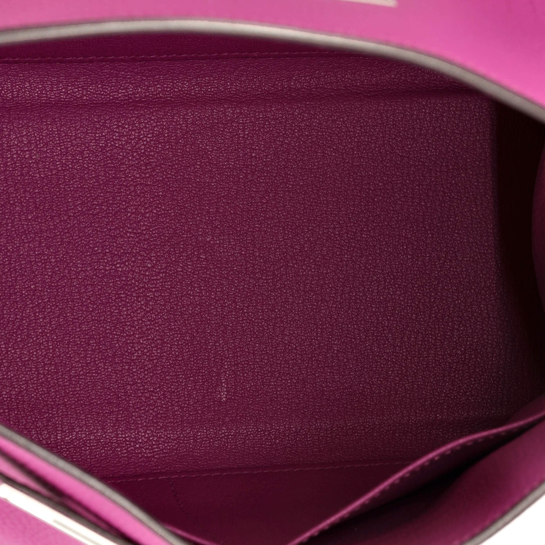 Pre-Owned Hermes Kelly Handbag Pink Togo with Palladium Hardware 28, Alternate, color, Rose Pourpre