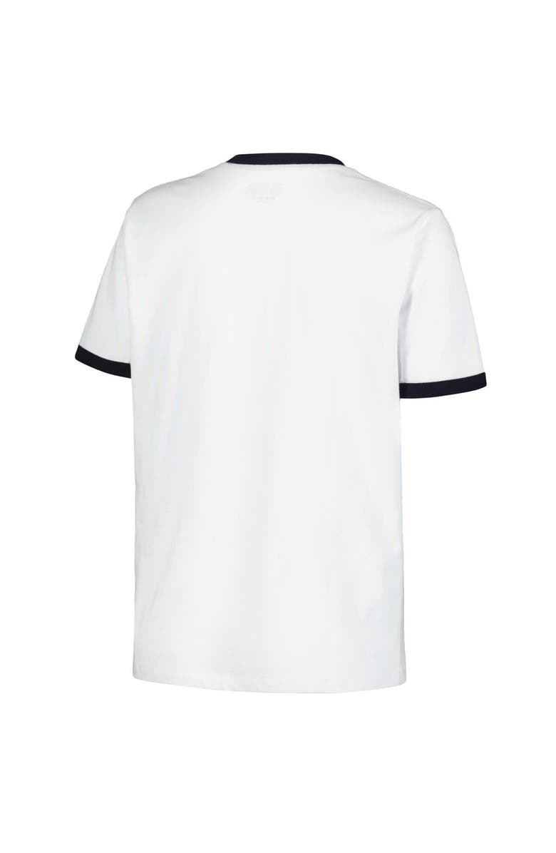 New Era Women's New Era White New York Yankees Oversized Ringer T-Shirt, Alternate, color, White