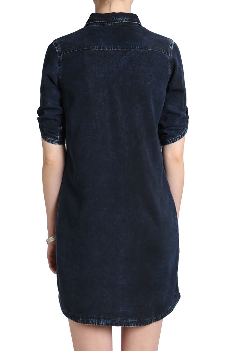 Mavi Jeans Bree Denim Shirtdress, Alternate, color, 