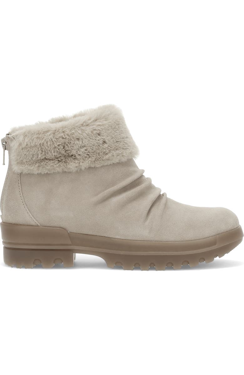 BARETRAPS Nuri Faux Fur Trim Cold Weather Bootie, Alternate, color, Taupe Ice Suede