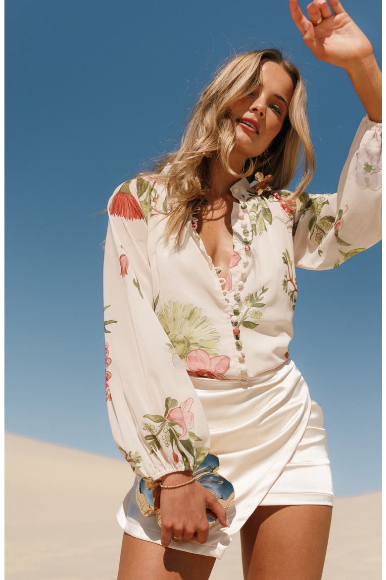 Marni Floral Button-Up Shirt, Alternate, color, NATIVE FLORA