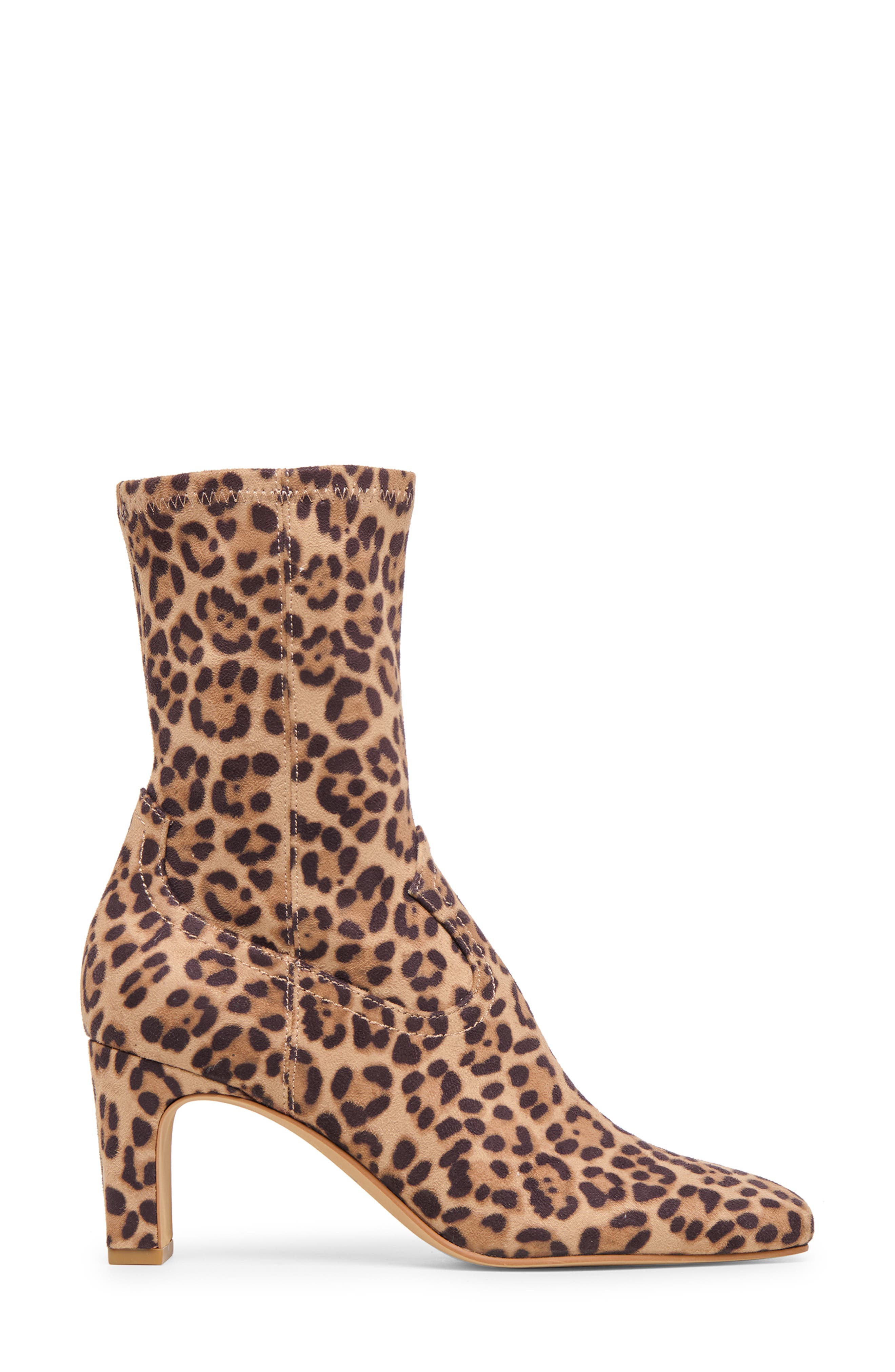 Roan Block Heel Bootie, Alternate, color, DK LEOPARD