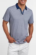 David Donahue Hemingway Cotton & Silk Polo