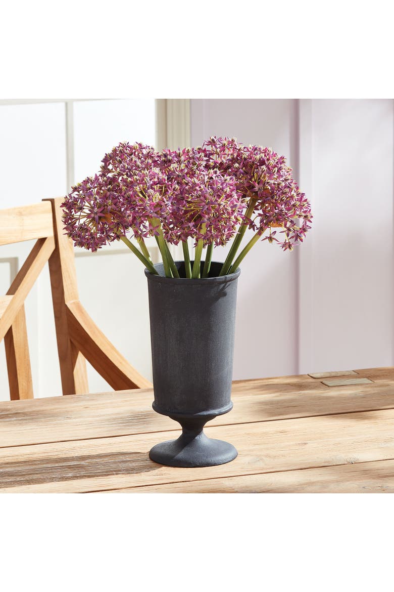 Terrazza Vase, Alternate, color, Gray