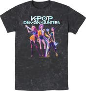 KPop Demon Hunters Men's KPop Demon Hunters Girls Group Shot  Graphic T-Shirt