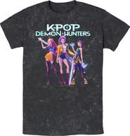 KPop Demon Hunters Men's KPop Demon Hunters Girls Group Shot Graphic T-Shirt