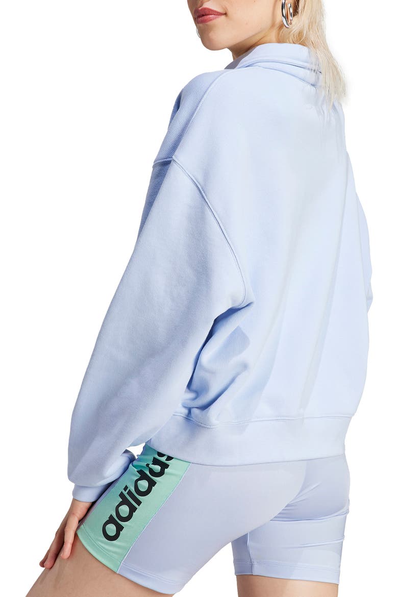 Originals Polo Collar Graphic Sweatshirt, Alternate, color, BLUE DAWN