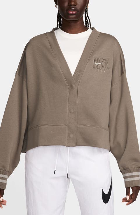 売れ筋商品|||ナイキ ニット&セーター レディース アウター CARDIGAN - Cardigan - black Nike(ナイキ) カーディガン(レディース) - 海外通販のBUYMA