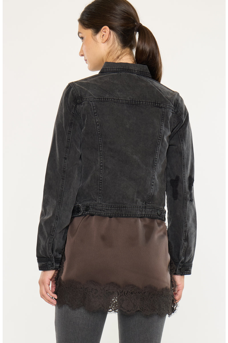 Henney Classic Trucker Jacket, Alternate, color, Dark Gray