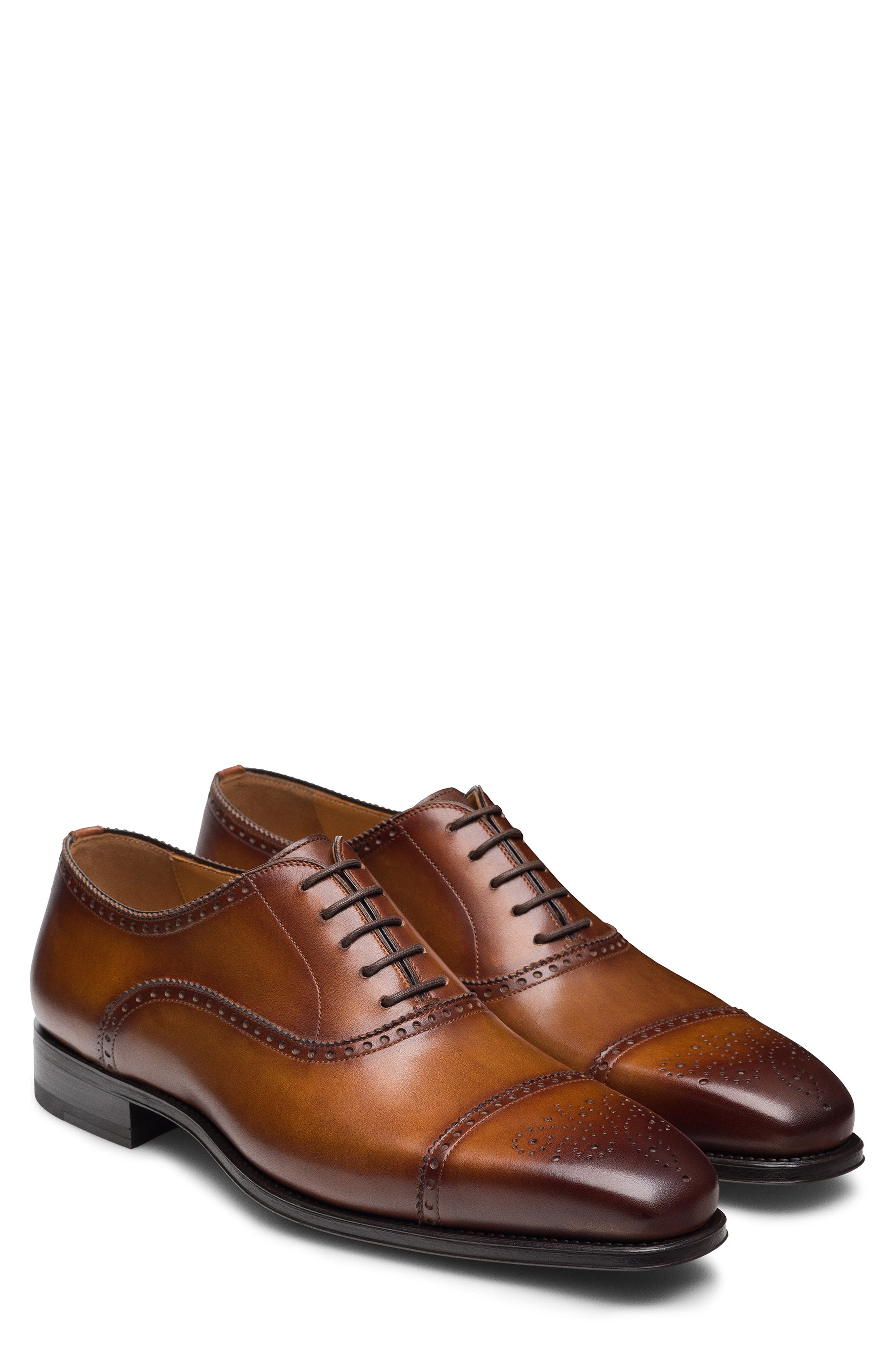 Magnanni Mick Curri Cap Toe Oxford, Main, color, Curri