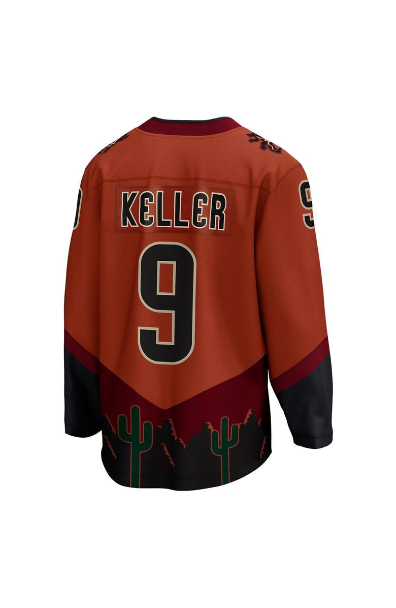 FANATICS Men's Fanatics Branded Clayton Keller Burnt Orange Arizona Coyotes Special Edition 2.0 Breakaway Player Jersey, Alternate, color, 