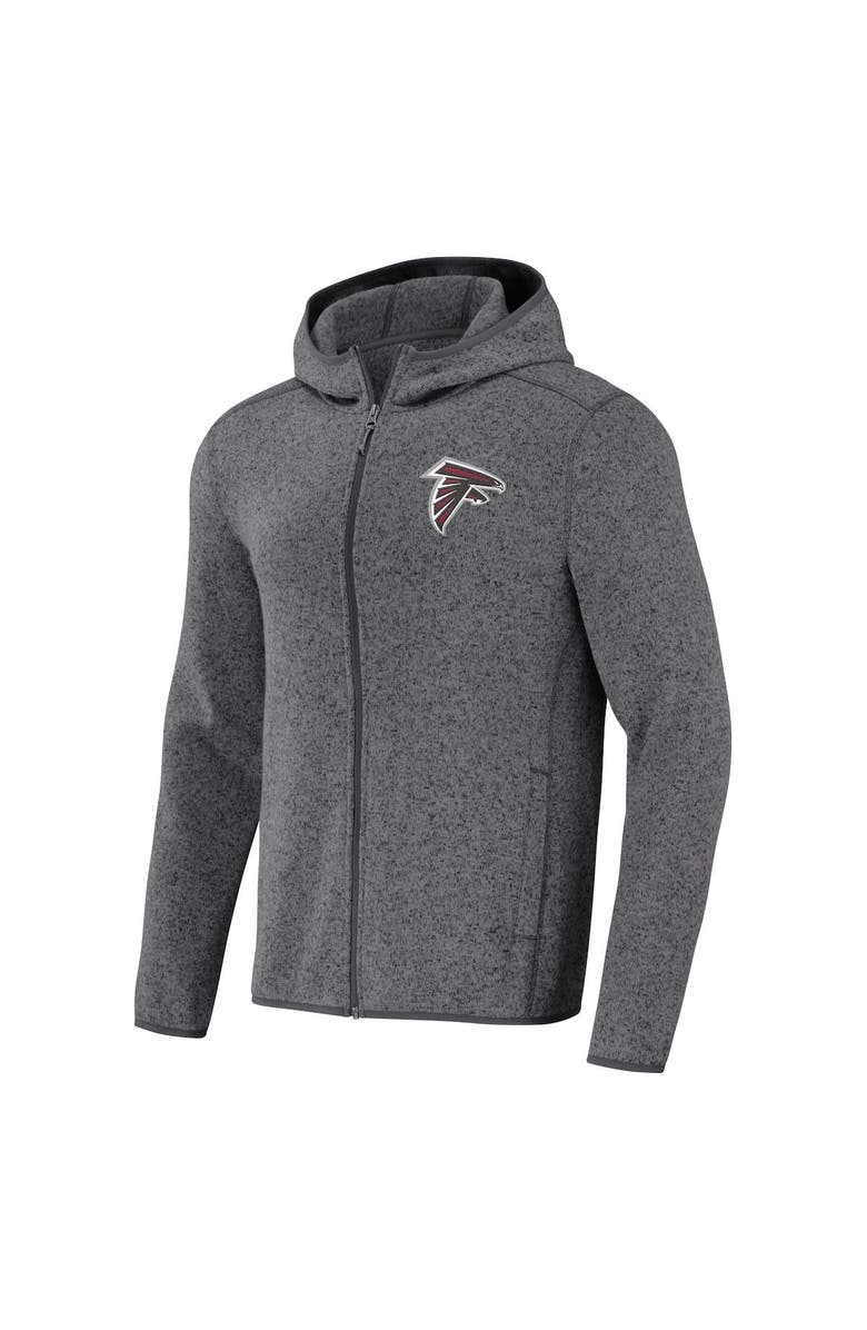 NFL X DARIUS RUCKER Men's NFL x Darius Rucker Collection by Fanatics Gray Atlanta Falcons Fleece Pullover Hoodie, Alternate, color, Heather Charcoal