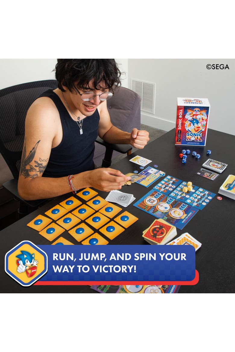 Sonic Roll Board Game, Alternate, color, Multicolored