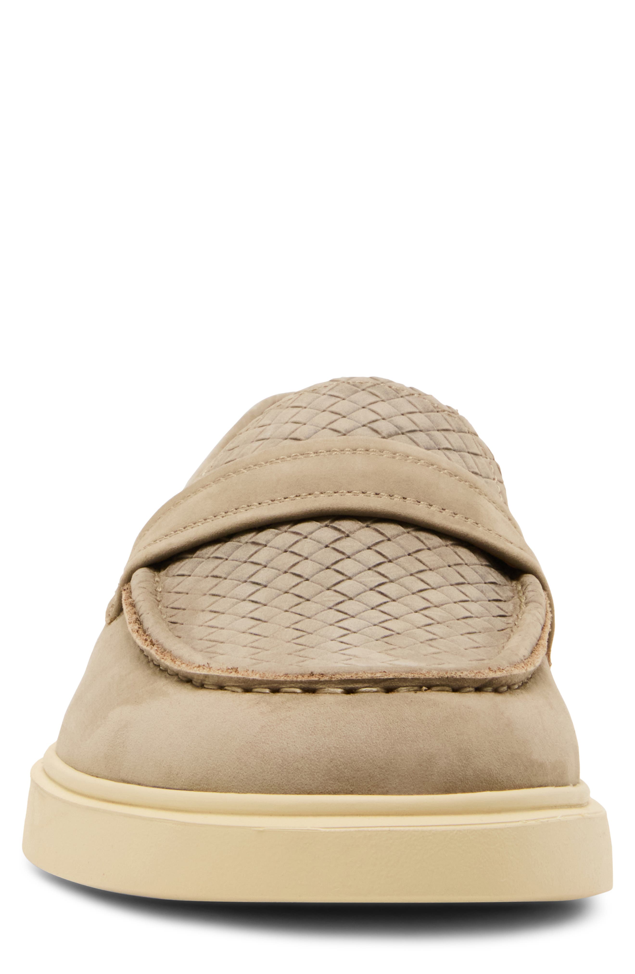 Steve Madden Pecos Woven Loafer, Alternate, color, Grey Nubuck