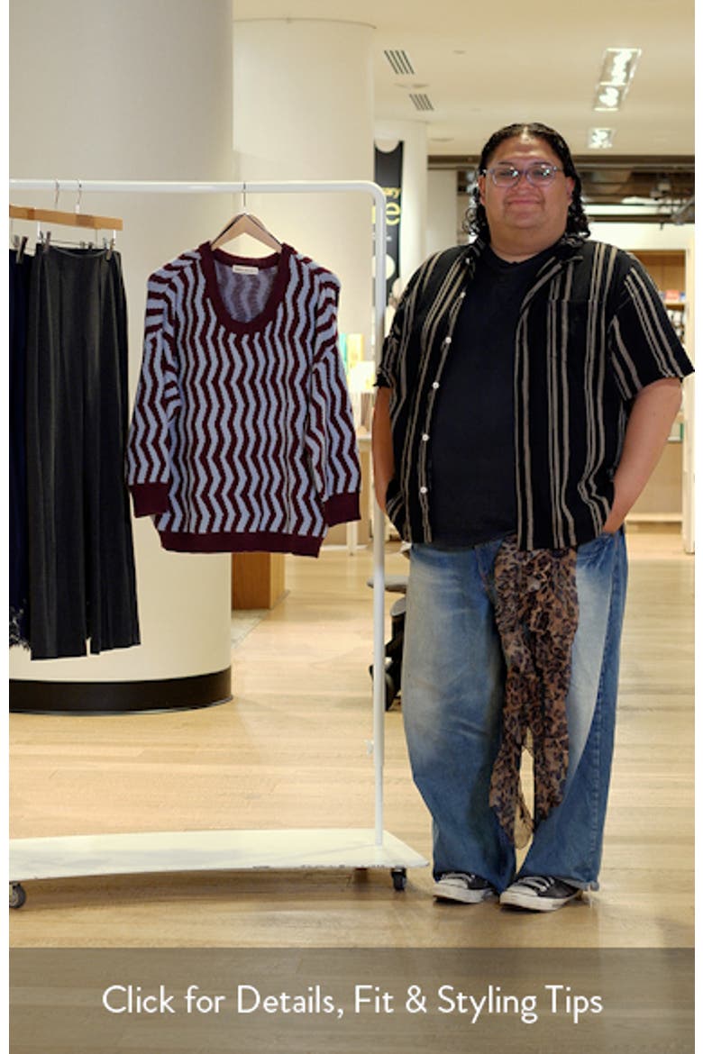 Vertical Squiggle Pullover video