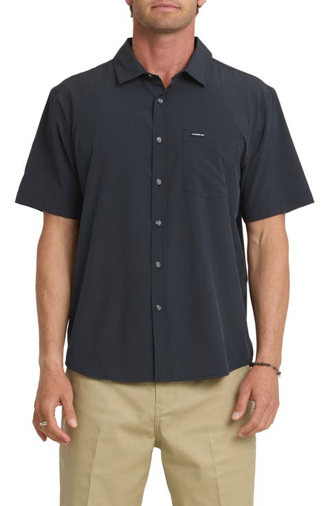Ridgeport Regular Fit Short Sleeve Performance Button-Up Shirt