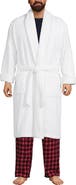 Lands' End Calf Length Turkish Terry Robe