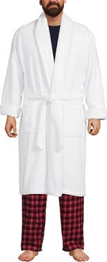 Lands' End Calf Length Turkish Terry Robe