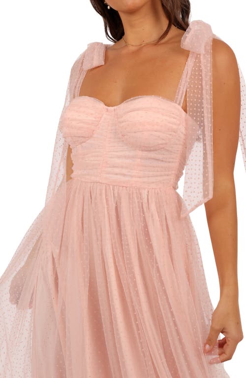Petal And Pup Petal & Pup Floret Bow Strap Midi Sundress In Pink