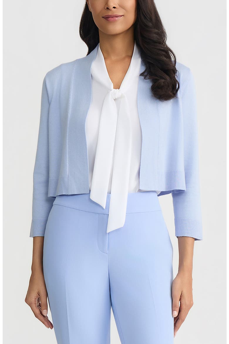 Kissing Front Crop Shrug, Main, color, BLUE ICE