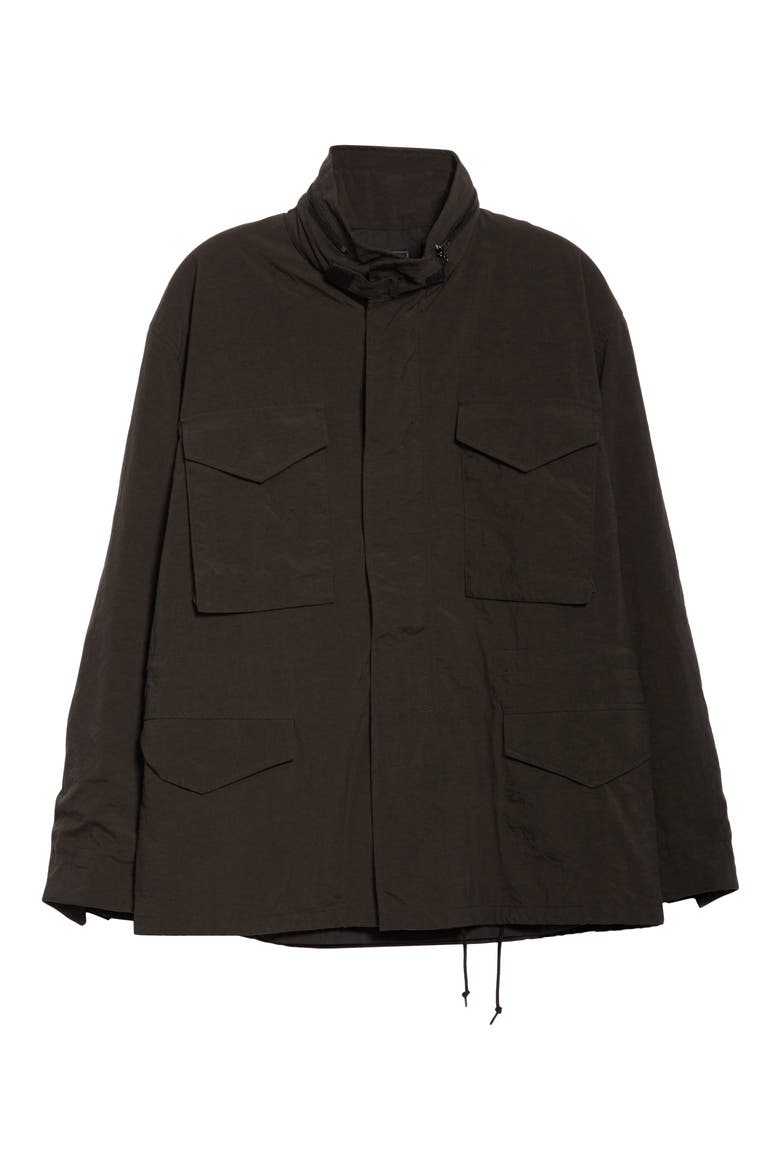 M-65 Nylon Field Jacket, Main, color, BLACK
